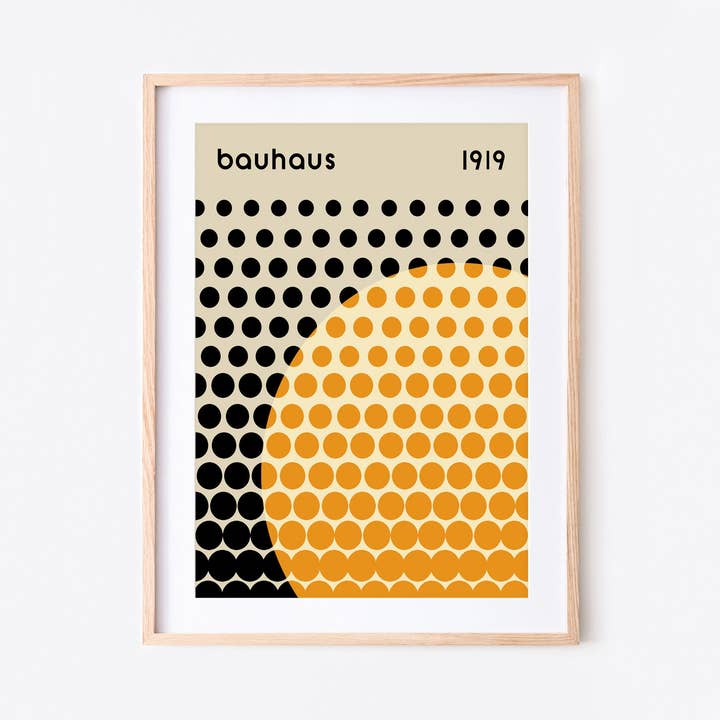 Sugar & Canvas – wholesale Konsttryck – Bauhaus 1919 Geometriska cirklar Konsttryck | Bauhaus Ausstellu