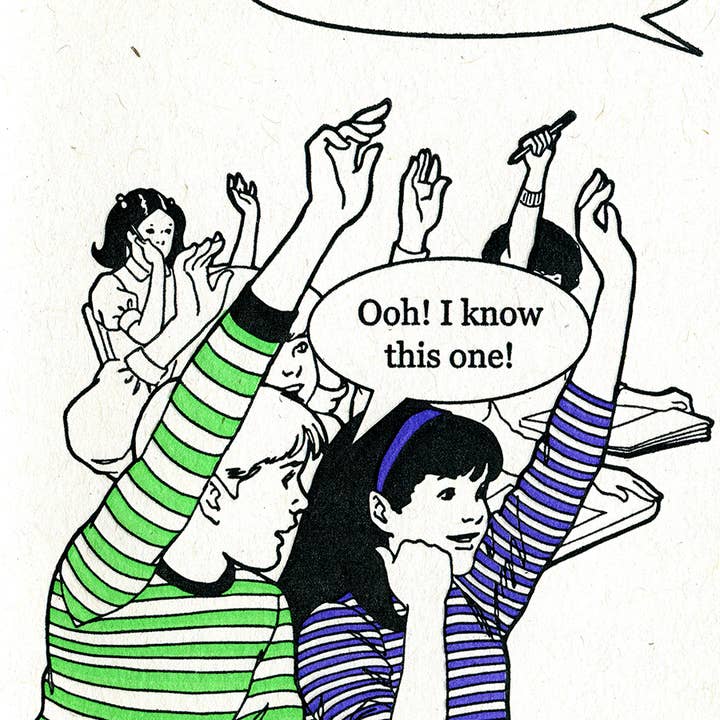 Lady Pilot Letterpress - Wholesale Everyday Greeting Card - Who Farted Greeting Card1