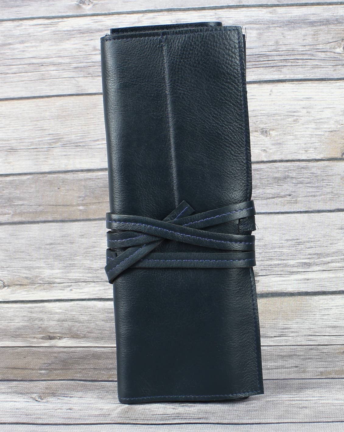 Leather Impressions Inc - Wholesale Cord Holder - Leather Roll up Cord Keeper Wrap Around Tech Case0