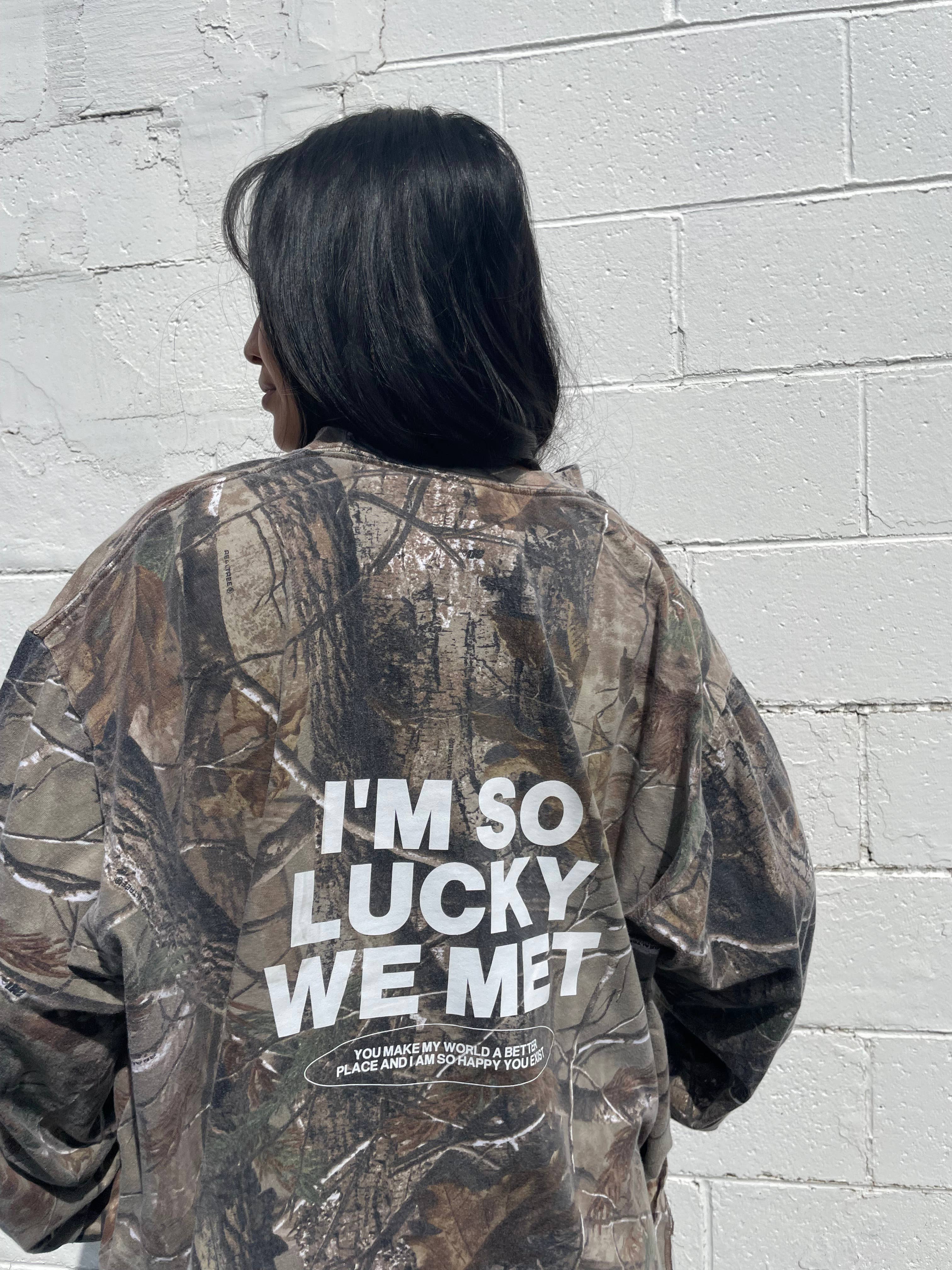 REMOVED BRAND - Wholesale Screen Printed T-Shirt - Women's - Camo Quote Tee 0