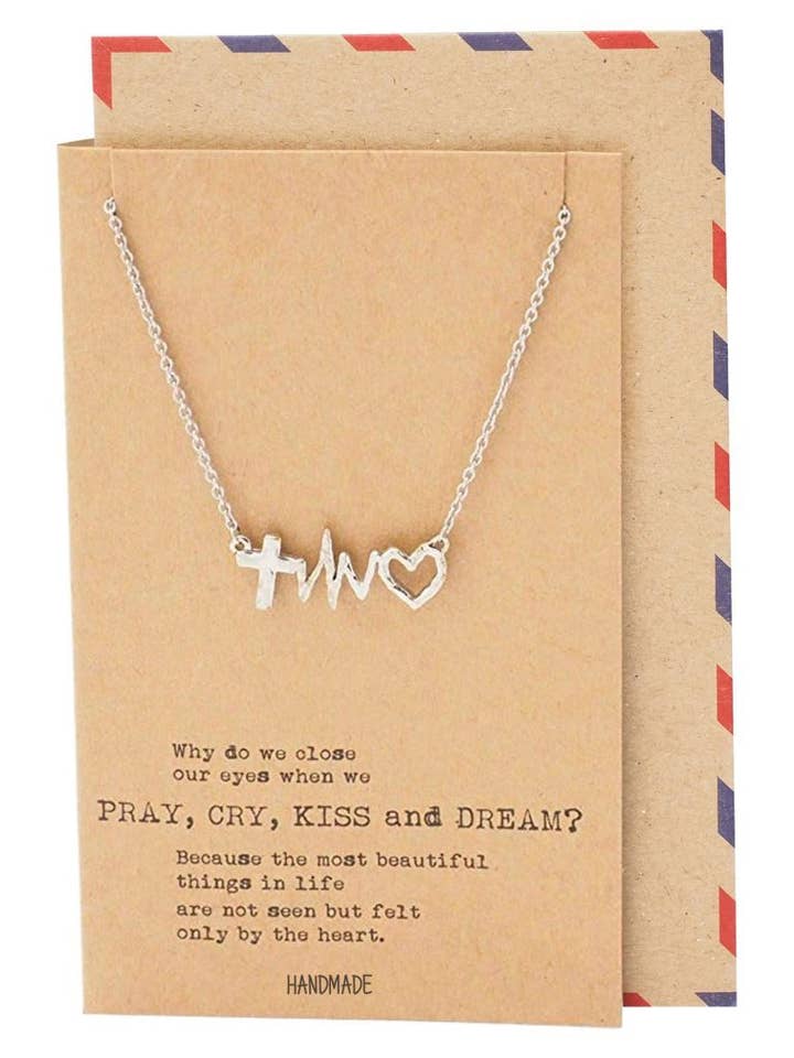 Vallmopresenter för flickvän, bästa vänners hjärtslags-halsband för wholesale av Quan Jewelry