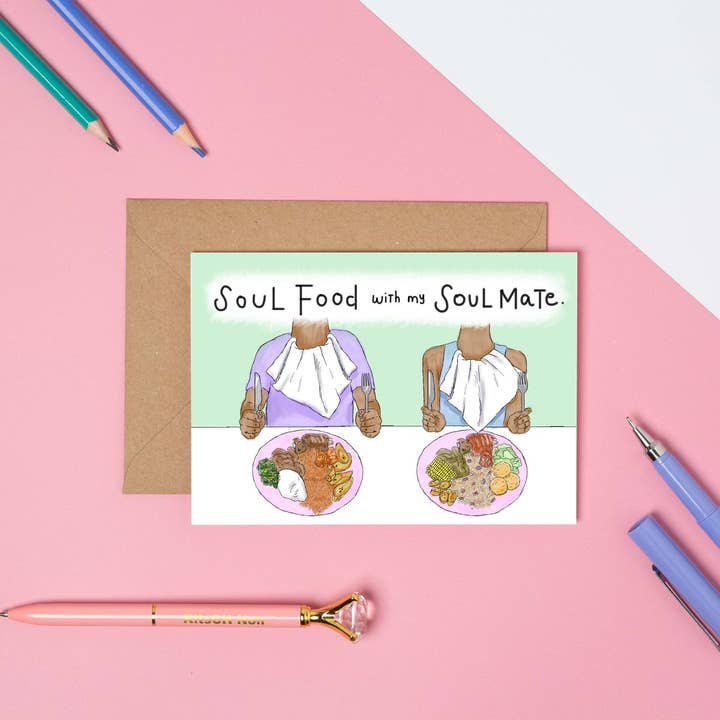 Soul Food avec mon âme sœur pour la vente par KitsCH Noir