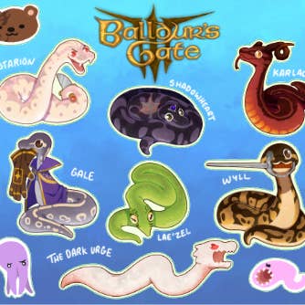 Balldur's Gate Sticker Sheet for wholesale by Derptiles