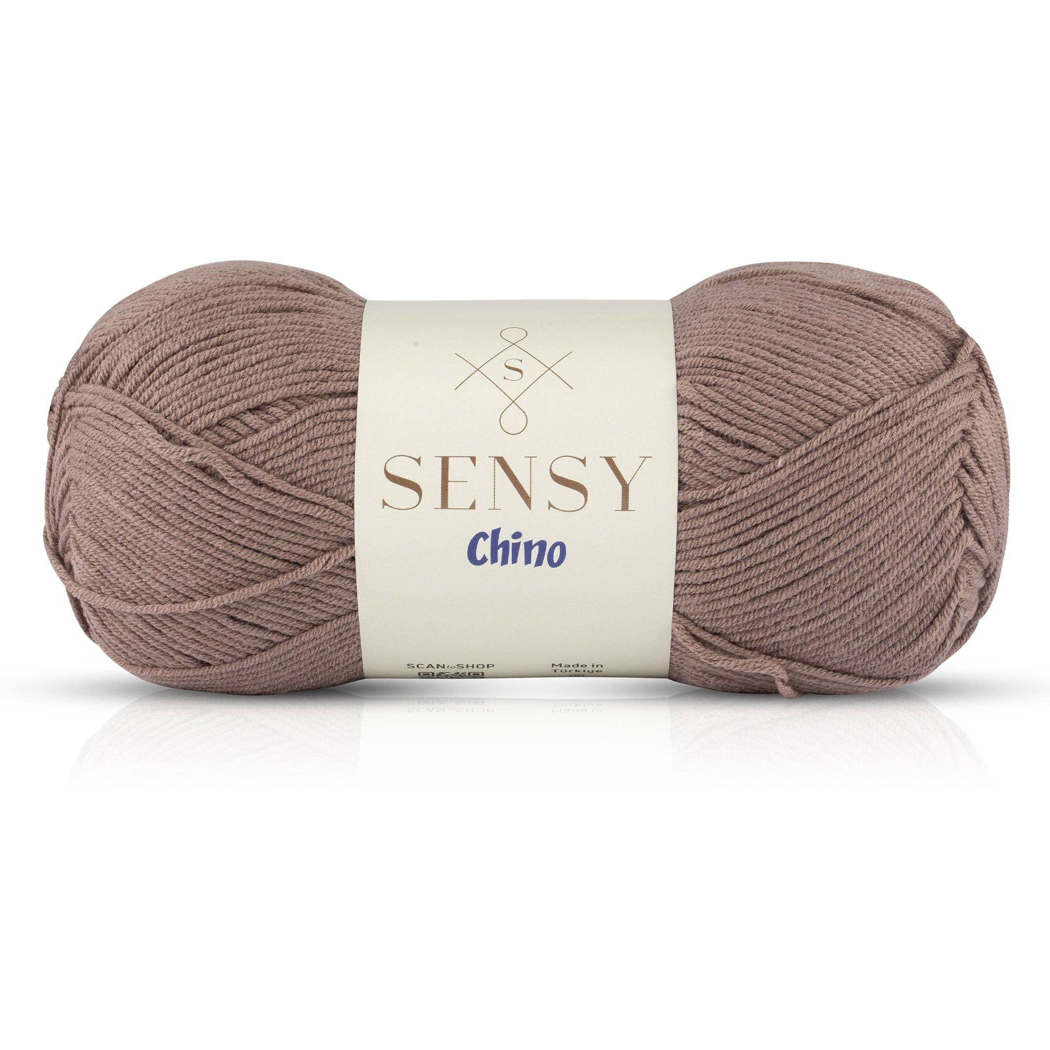 Sensy - Wholesale Yarn - Sensy Chino Soft Cotton Yarn, 3.5 oz, 360 Yards, Gauge 2 Fin6