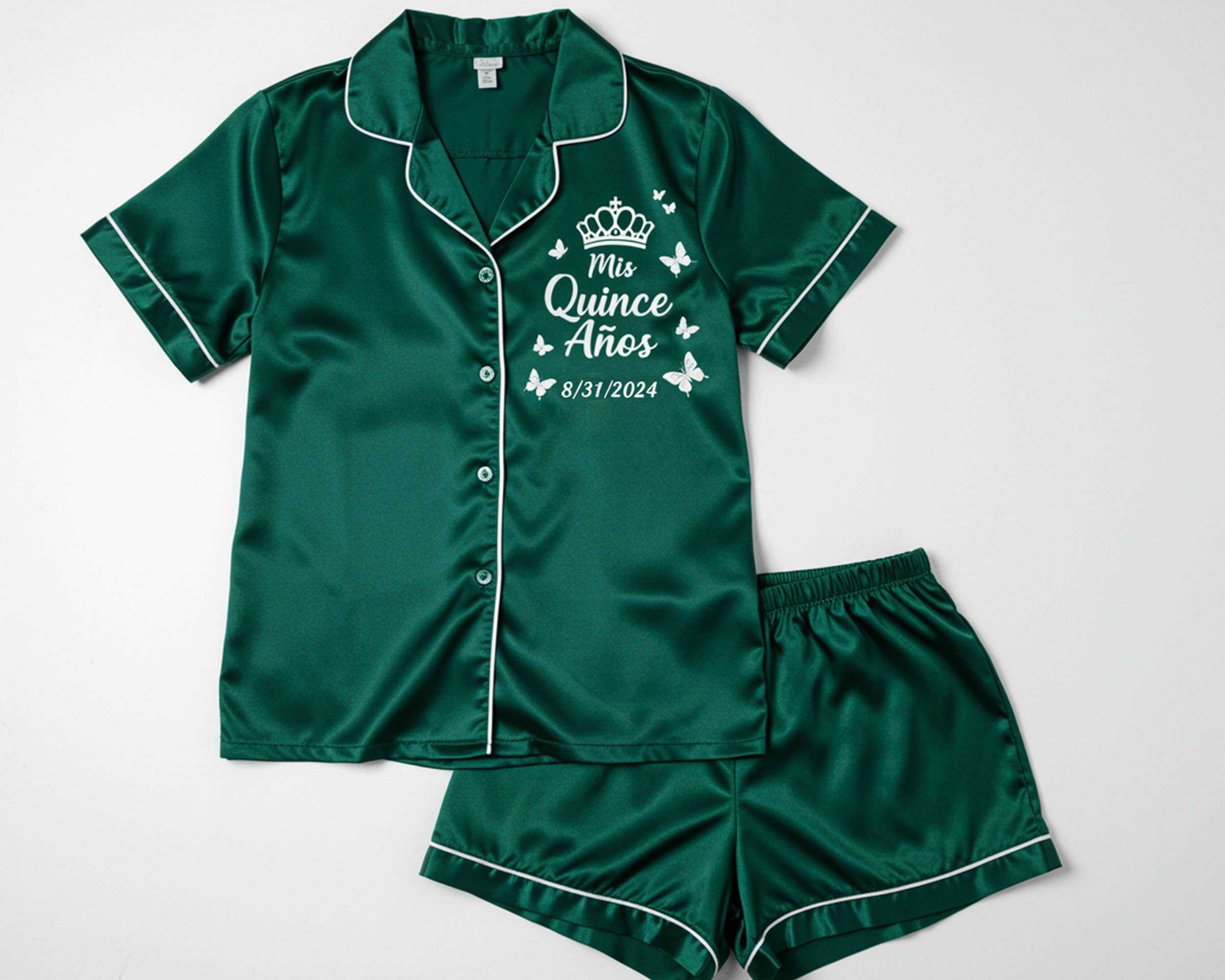 The Blissful – Engroshandel Pyjamasæt - Dame – Skræddersyet satinpyjamassæt3