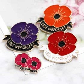The Poppy Pin for wholesale by Route 63 Apparel