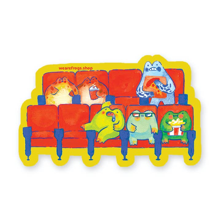 Adesivo del film Frogs per la vendita all'ingrosso da parte di We Are Frogs