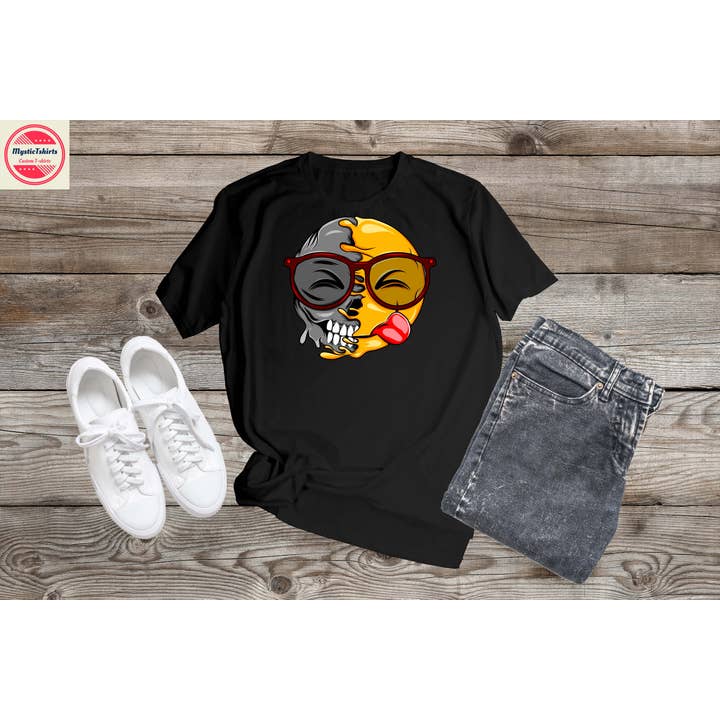 SMILEY FACE, camisa hecha a medida para venta al por mayor de MysticTshirts