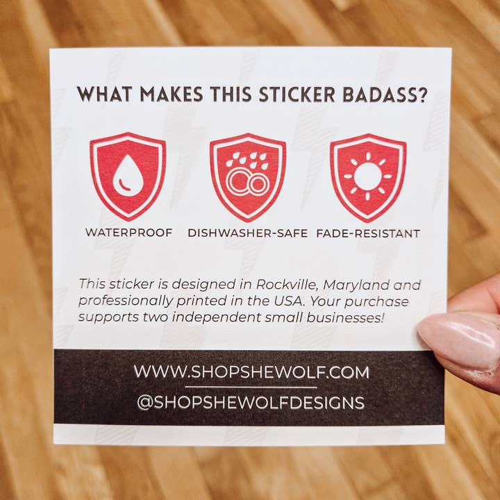 SHEWOLF Designs - Wholesale Sticker - Sticker: Morally Gray is My Favorite Color / Romance Reader6