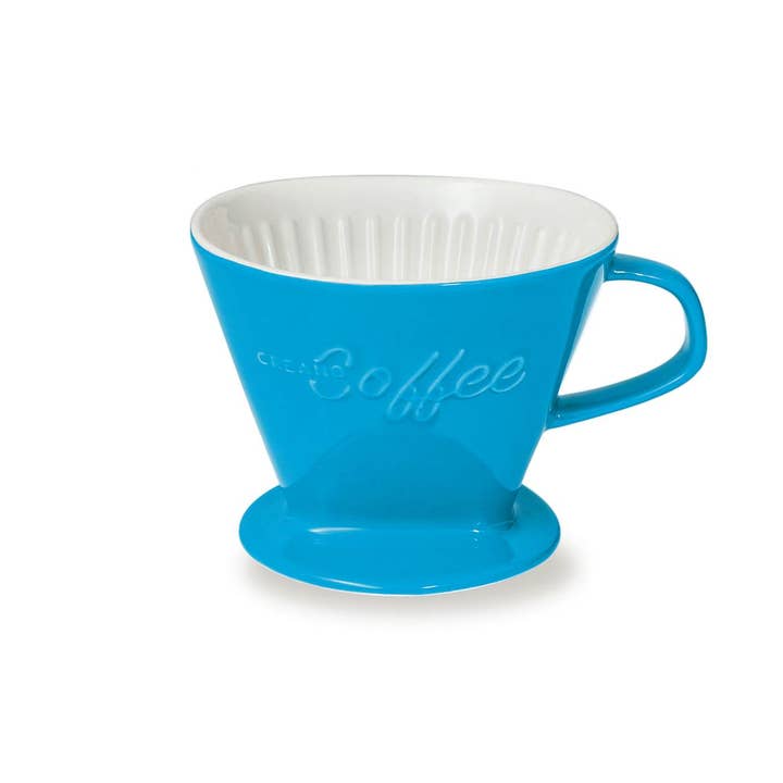 Creano - Venta al por mayor Filtros de café - Filtro café porcelana azul1