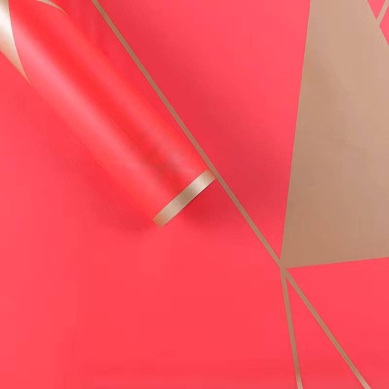 Elegant Design Supply - Wholesale Wrapping Paper Roll - Geometry Flower Wrapping Paper (20pcs/bag)1