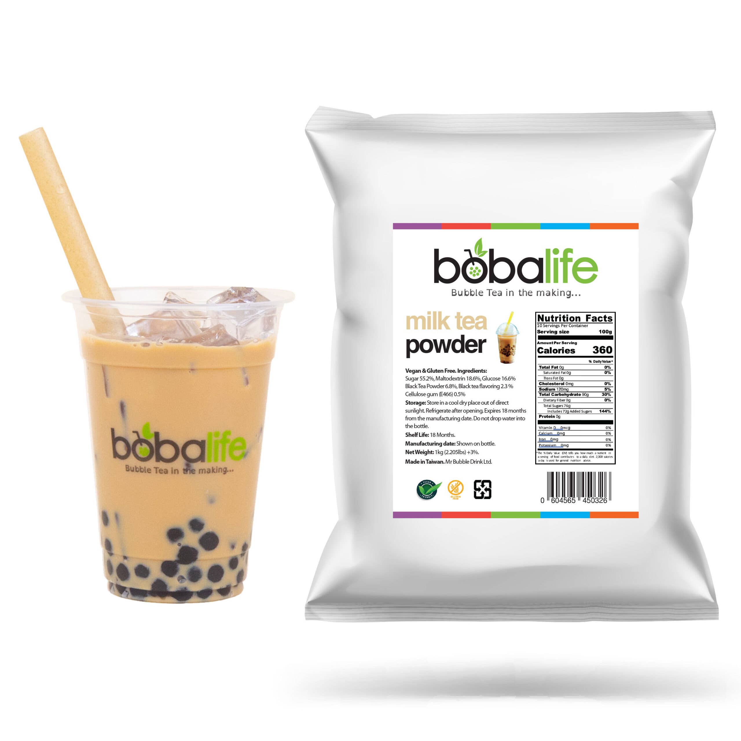 Bobalife – wholesale Powdered health drink – Flavoured Powders Milk Tea2