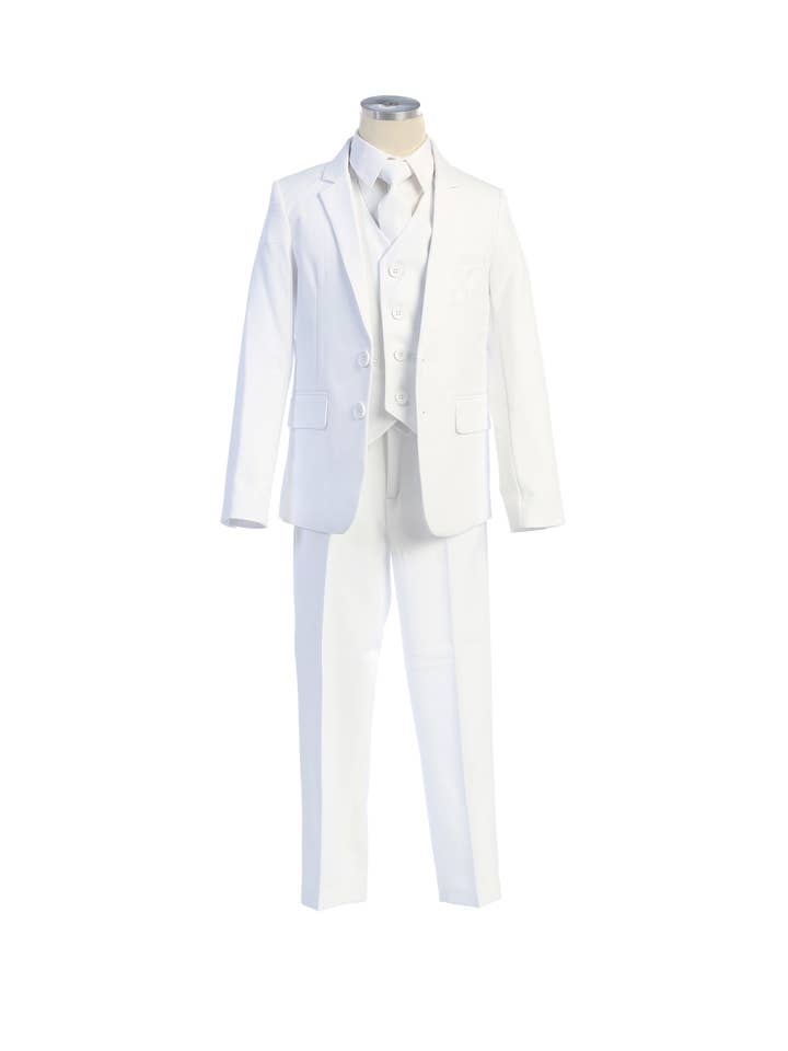 Sweet Kids, Inc. - Wholesale Suit Set - Kids - SKM140H - 5 piece husky fit boys suit set