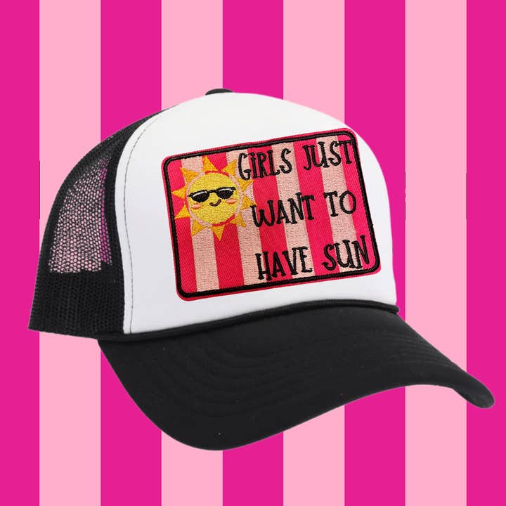 The Onion Patch – Großhandel Trucker-Cap – Damen – Mädchen wollen nur Sonne Trucker-Hut haben