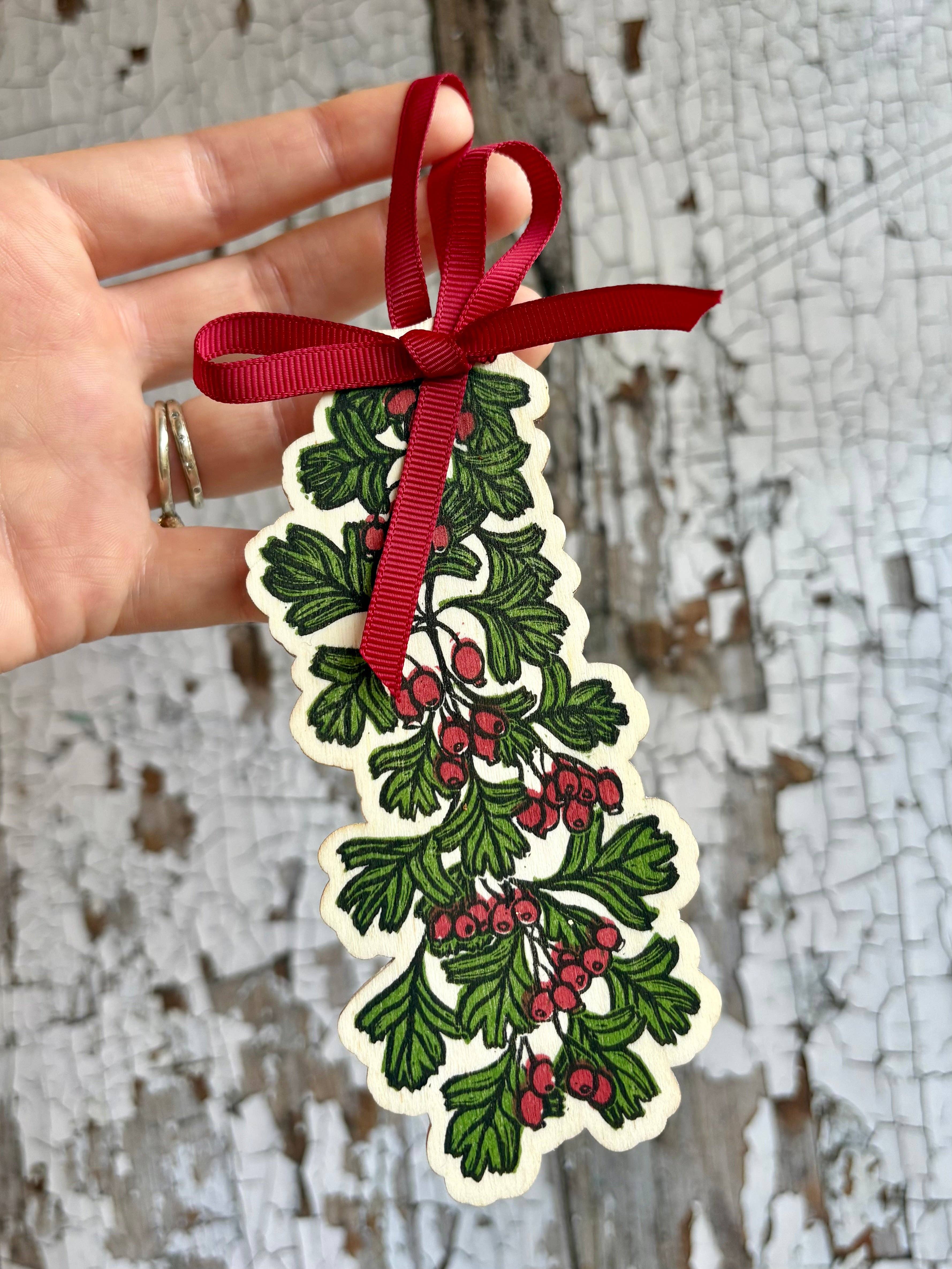 Beth Lewis Art - Wholesale Ornament - Wooden Tree Decorations25