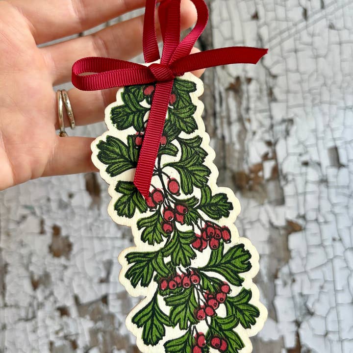Beth Lewis Art - Wholesale Ornament - Wooden Tree Decorations25