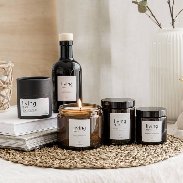 Purbeck Candles - Wholesale Jar/Filled Candle - Beautiful Spaces Range Candle in Jar - Living Space3