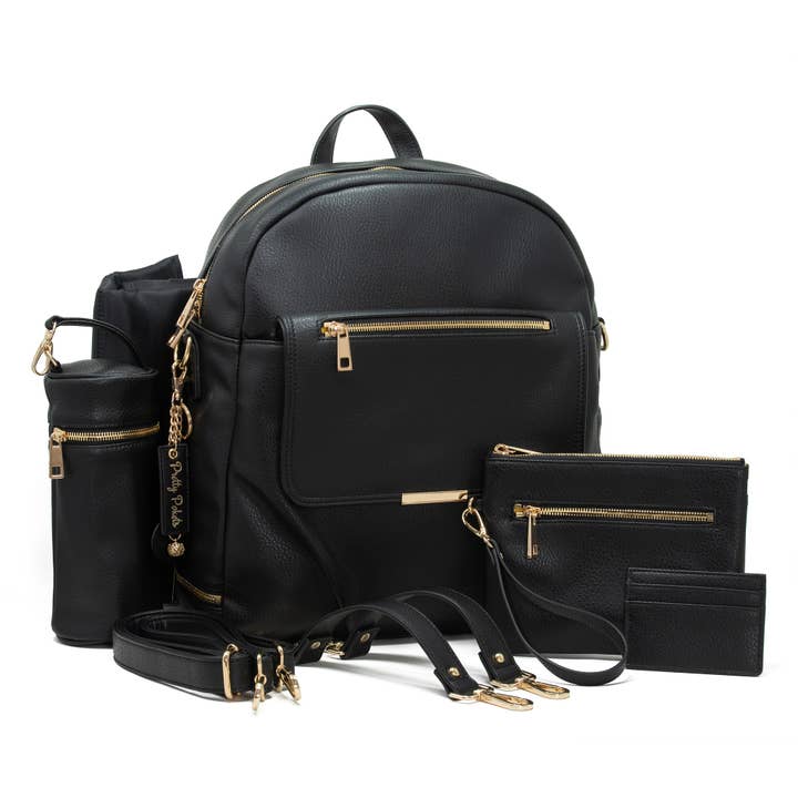 Diaper Bag Backpack (Bundle) - Black for wholesale by Pretty Pokets