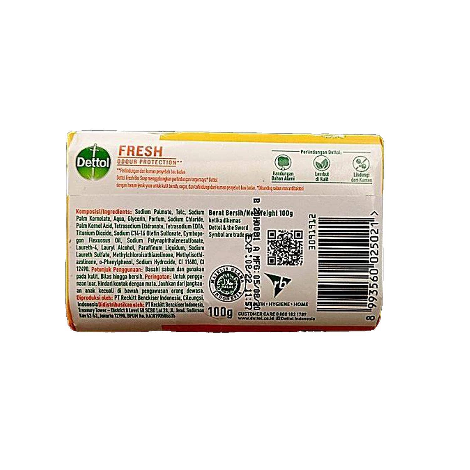 KT Supply - Wholesale Bar Soap - Dettol Bar Soap Fresh 3.5 oz1