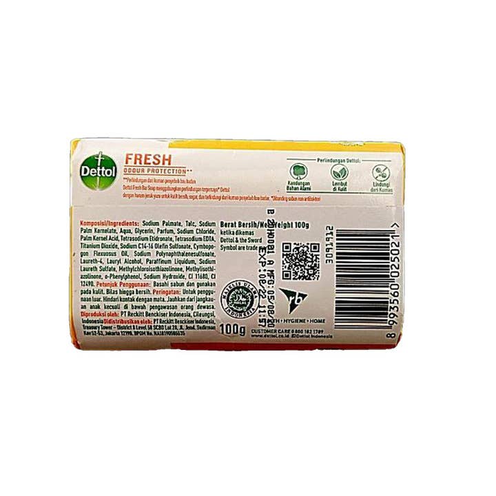 KT Supply - Wholesale Bar Soap - Dettol Bar Soap Fresh 3.5 oz1