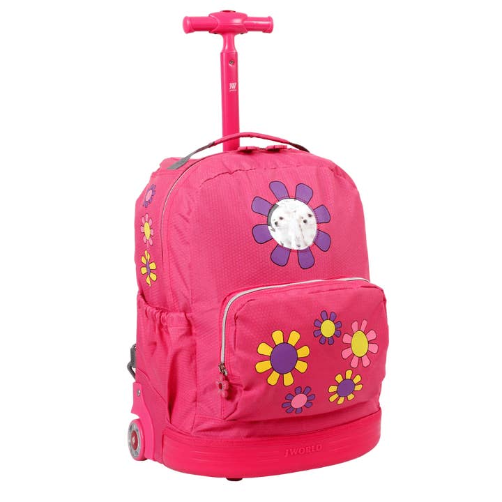 J World Character Kids Rolling Backpack (16.5 Inch) for wholesale by J World