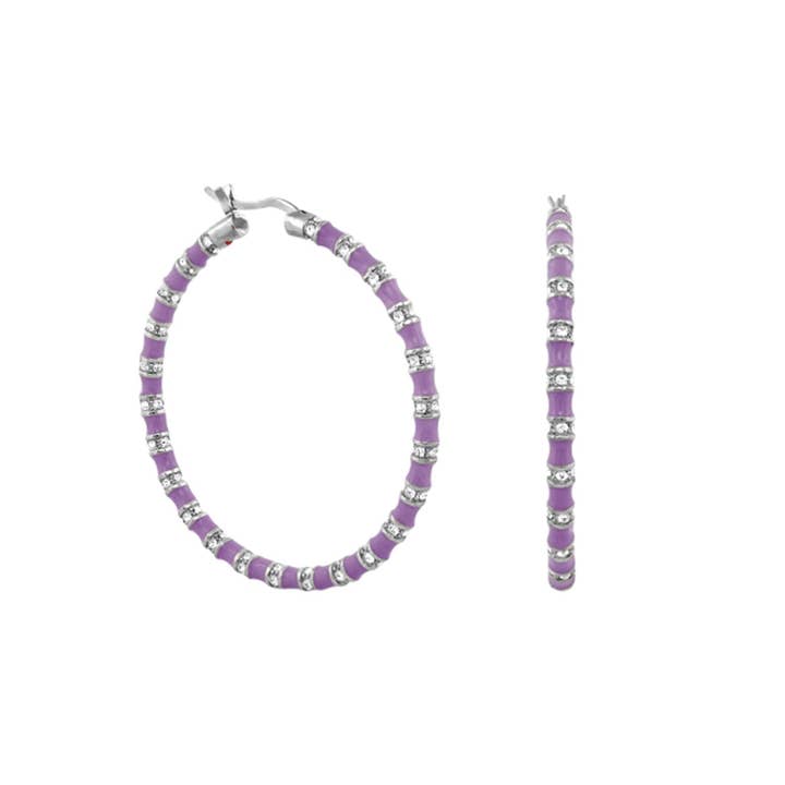 Stripe Tease Earrings for wholesale by Lauren G Adams