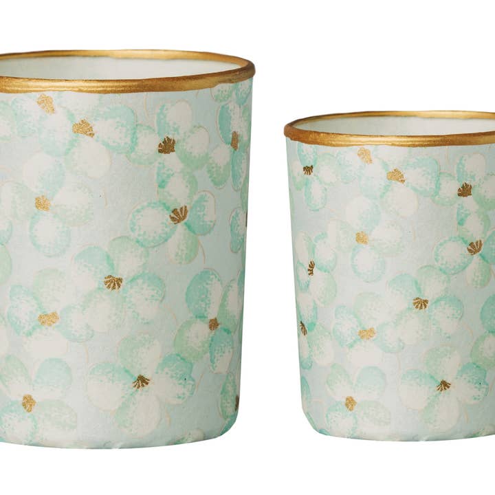 Suporte médio para velas de chá, Blue Clover por atacado de LILI'S LOFT