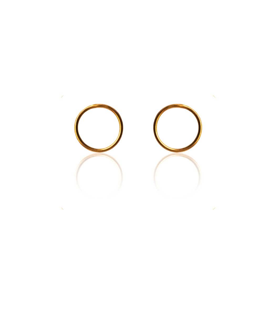 Jewelry by Moette - Wholesale Hoop Earrings - HULA HOOP GOLD EARRINGS0