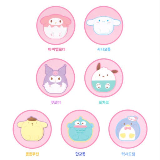 K-Wonderland - Vendita all'ingrosso Portachiavi - Donna - Sanrio Mood Lighting, ciondolo portachiavi a forma di personaggio con cerniera9