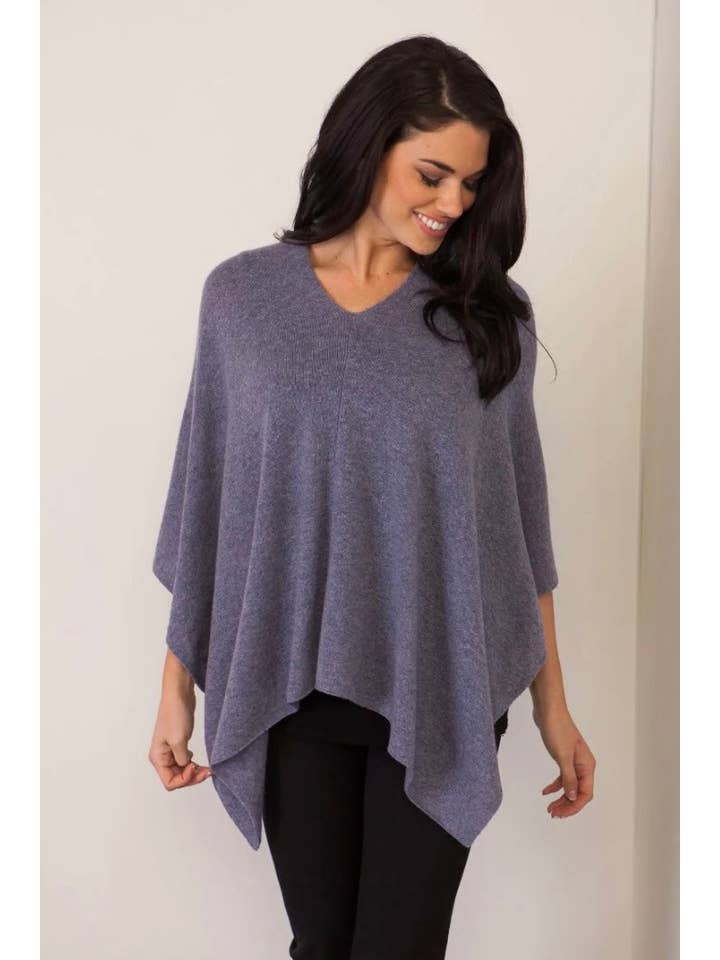 NIBI MTK - Wholesale Poncho - Women's - Alashan Cashmere Draped Dress Topper