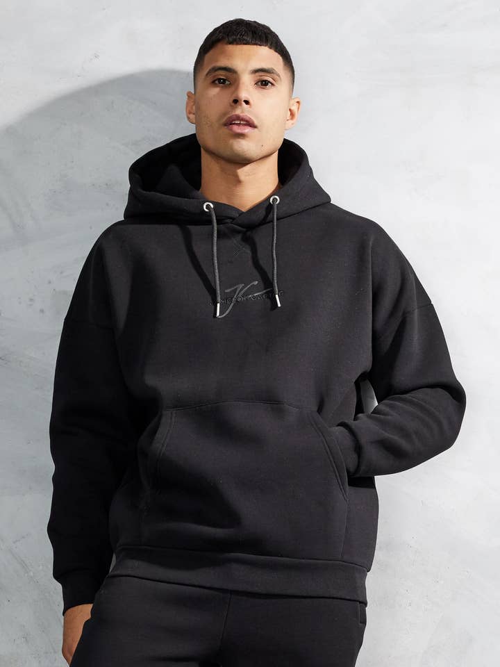 Sweat à capuche ample Tate - noir pour la vente par Jameson Carter