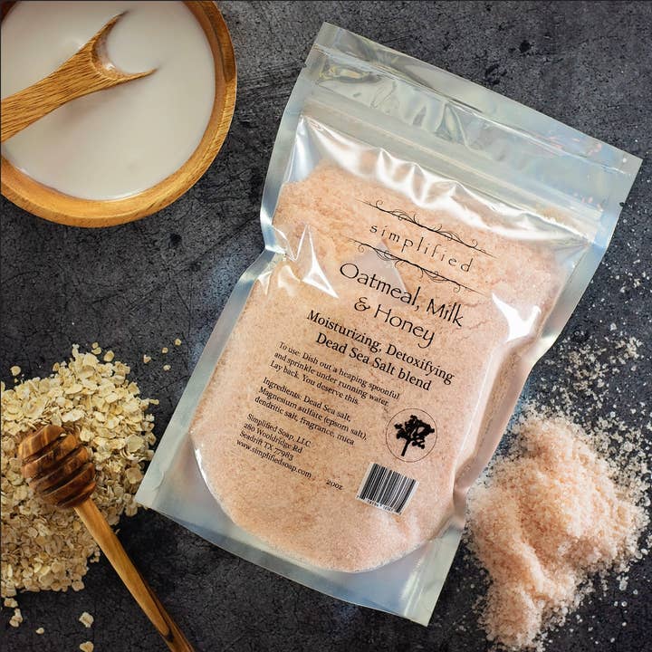 Simplified Soap – wholesale Bath salts – 20oz Dead Sea Salt Bag