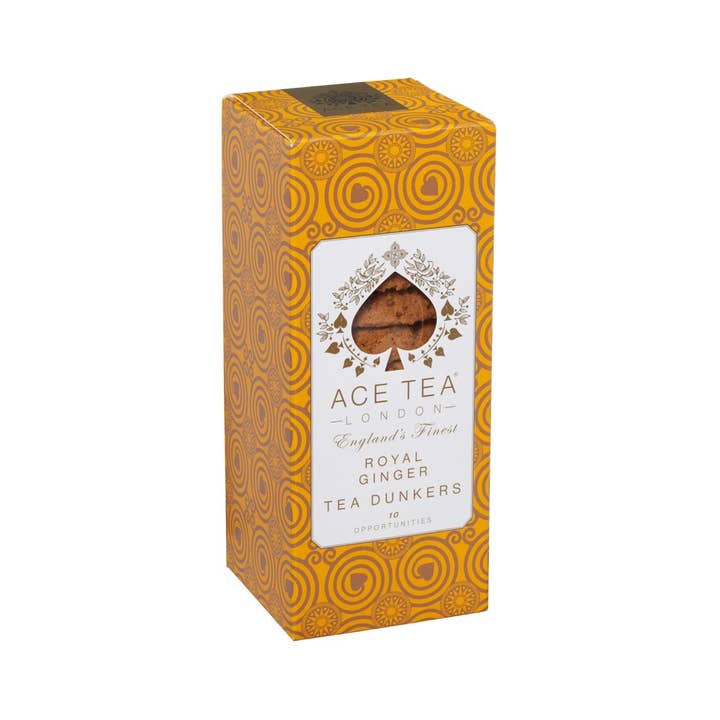 Ace Tea London - Vendita all'ingrosso Biscotti - Tè reale allo zenzero Dunkers - 150g3