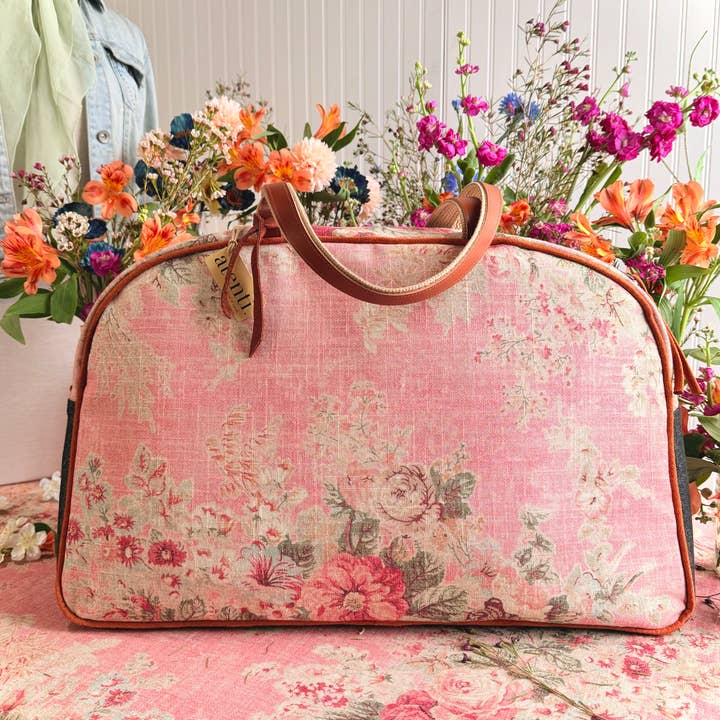 Atenti - Wholesale Weekender Bag - Women's - Handmade Atenti Rosewood Overnighter Weekender– USA Made0