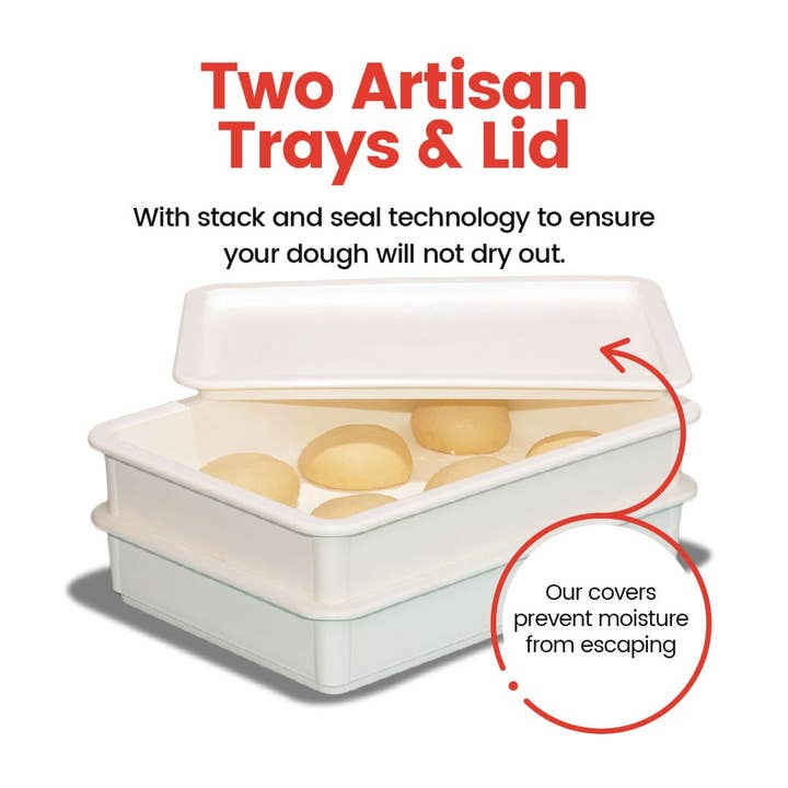 Prepa Pizza - Wholesale Bread tin - DoughMate Artisan Dough Tray Kit6