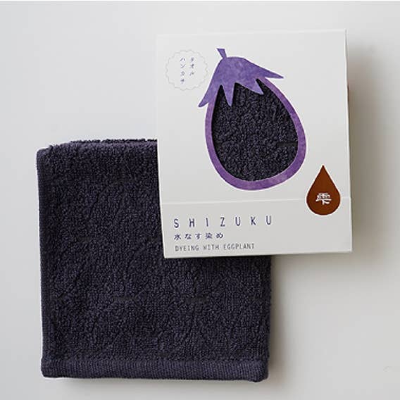 FUKUROYA TOWEL – wholesale Hand towel – SHIZUKU Vegetable Dyed Towel Handkerchief – Made in Japan0