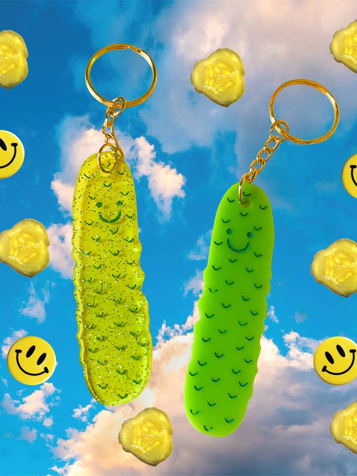 Llaveros Pickle Pal para venta al por mayor de No Guts No Glory Jewelry + Co