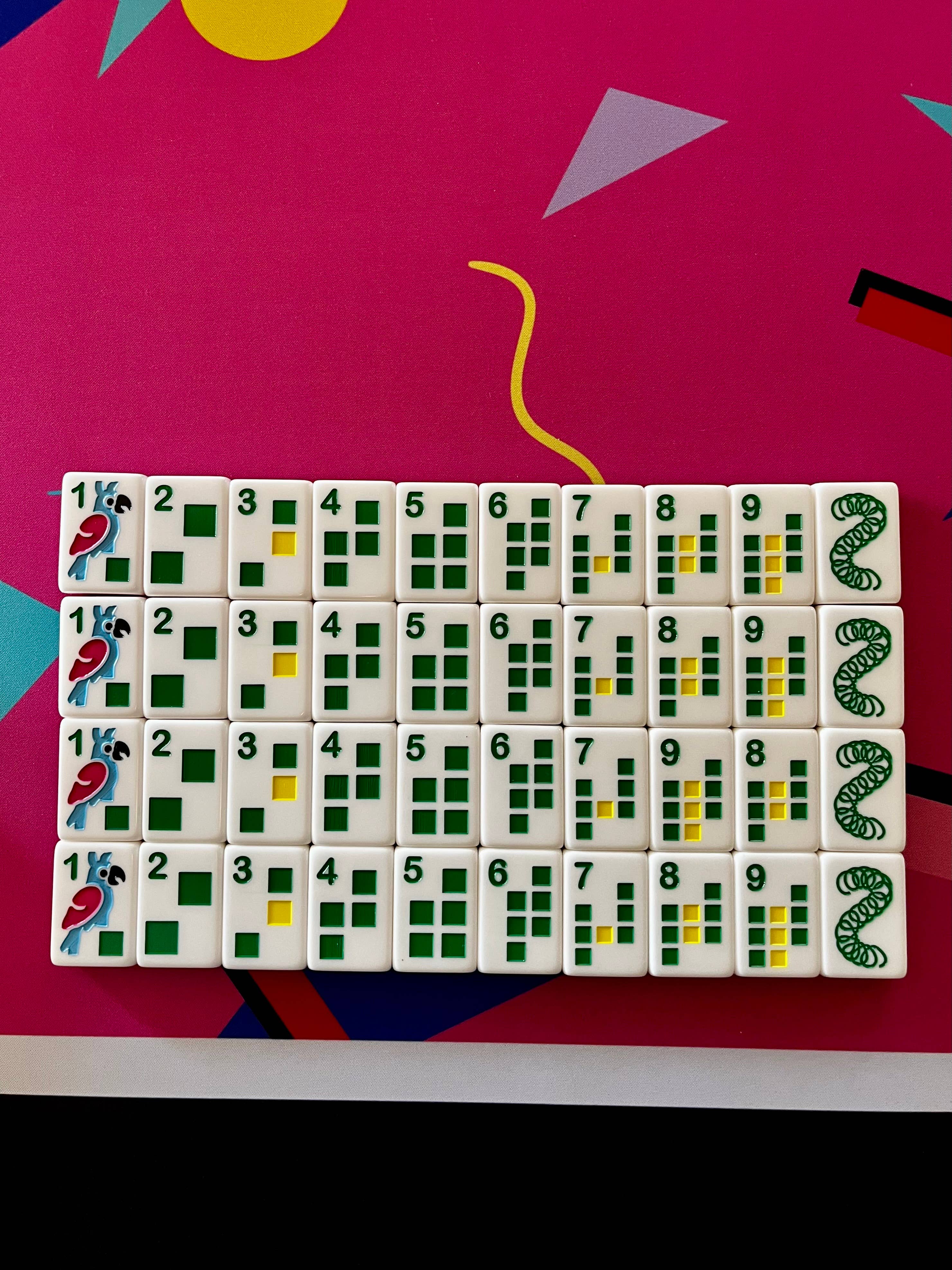 Luxe Mahjong - Wholesale Board Game - I Love the 80s Mahjong Set - Version 2.04