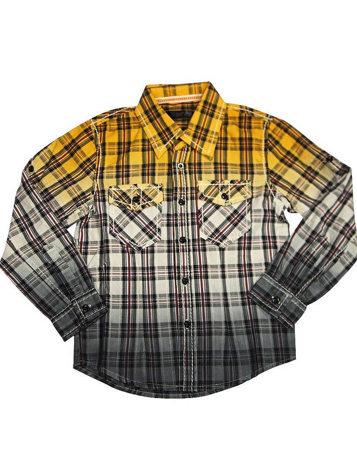 Eastern Off Price - Wholesale Button Down Shirt - Kids - Smash Boys Cowboy Western Style Long Sleeve Button Shirt18