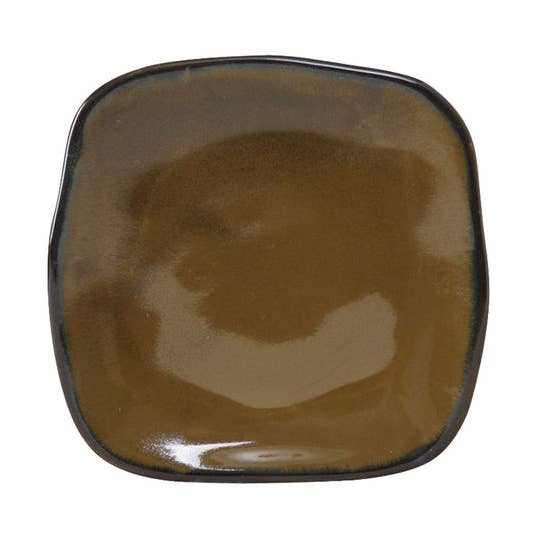 Vierkant bord van organisch natuurlijk keramiek, 7,25" voor wholesale door Tuxton Home