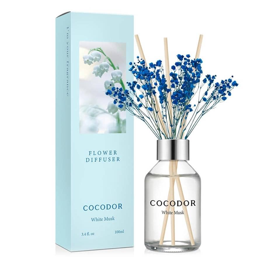 Cocodor Italy srl - Venta al por mayor Difusores de palitos - Difusor de Flores Cocodor 100 ml (3,4 oz) – Almizcle Blanco1