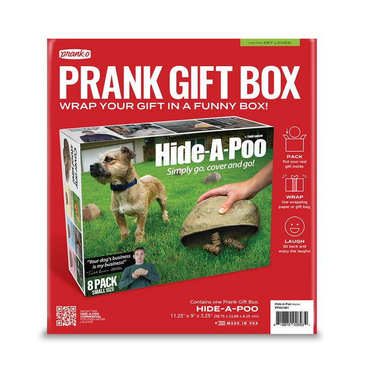 Prank-O - Wholesale Gift Box - Prank Gift Box Hide-A-Poo