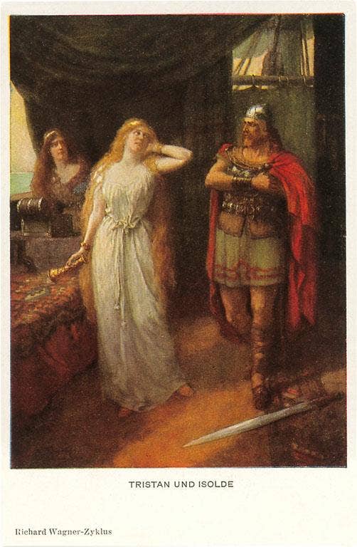 Found Image Press - Wholesale Magnet - Magnet MS-15 Scene from Tristan und Isolde0