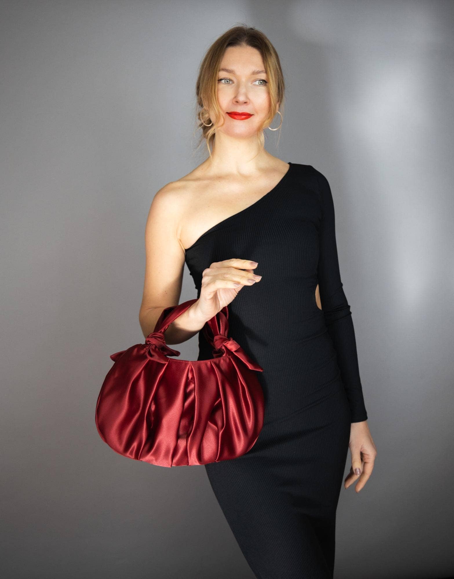 BridalSpain - Wholesale Clutch Bag - Women's - Satin Knot Bag Purse for Parties, Proms, and Bridesmaids2