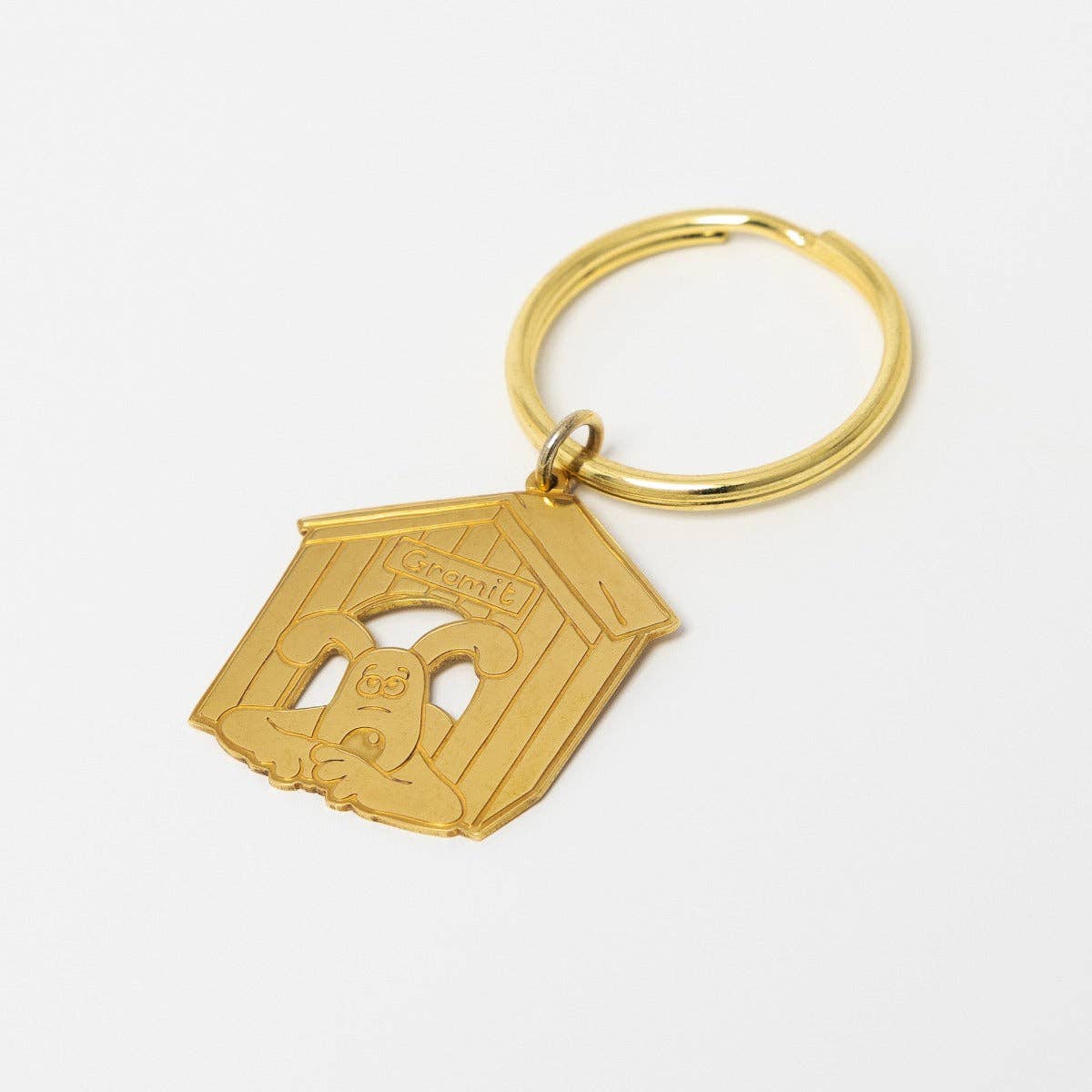 LICENSED TO CHARM - Wholesale Keychain - Unisex - Gromit Etched Kennel Keyring0