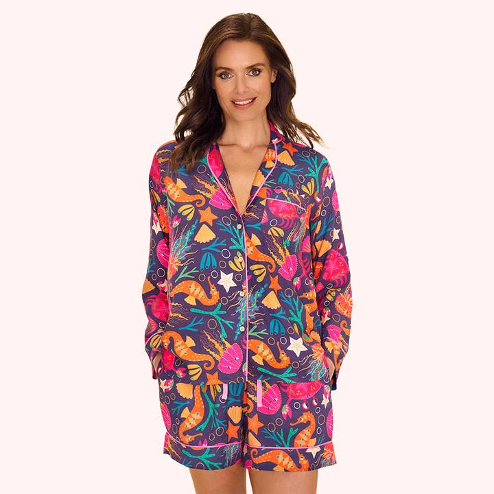SUPERSOFT PYJAMAS - Seashore Friends - Large for wholesale by Powder Design inc - US