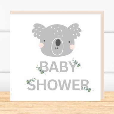 Petite Vous Gratulationskort - Babyshower Koala för wholesale av PETITE VOUS