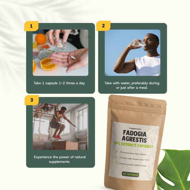Cupplement b.v. - Wholesale Oral Supplement/Vitamin - Fadogia Agrestis Capsules 500 mg 60 Capsules7