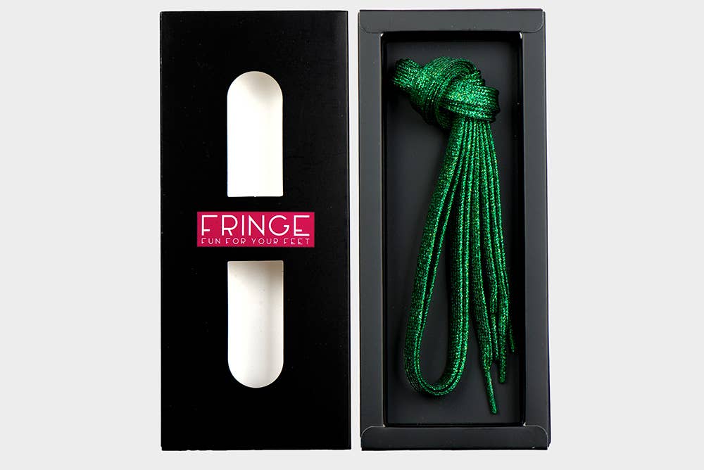 FRINGE - Wholesale Shoelaces - Women's - FRINGE LACES - DARK GREEN0