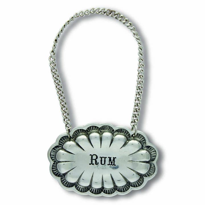 Vagabond House - Wholesale Decanter - Pewter Western Decanter Tags2